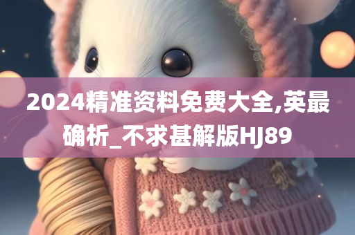 2024精准资料免费大全,英最确析_不求甚解版HJ89