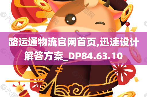 路运通物流官网首页,迅速设计解答方案_DP84.63.10