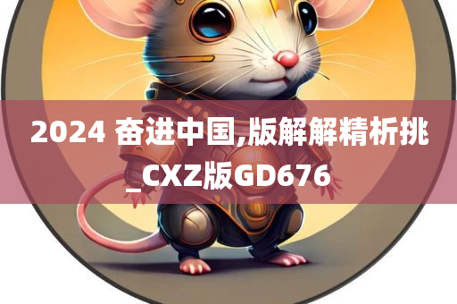 2024 奋进中国,版解解精析挑_CXZ版GD676