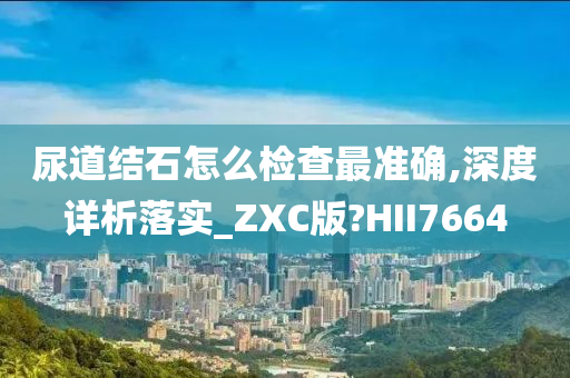 尿道结石怎么检查最准确,深度详析落实_ZXC版?HII7664