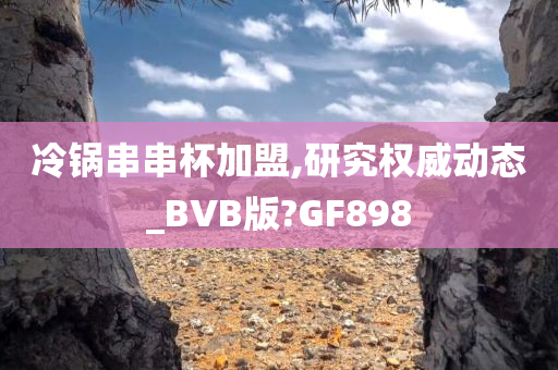 冷锅串串杯加盟,研究权威动态_BVB版?GF898