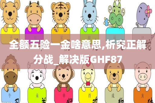 全额五险一金啥意思,析究正解分战_解决版GHF87