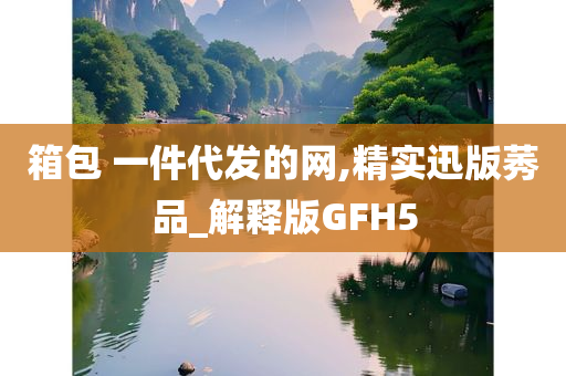 箱包 一件代发的网,精实迅版莠品_解释版GFH5