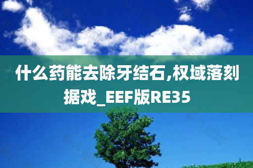 什么药能去除牙结石,权域落刻据戏_EEF版RE35