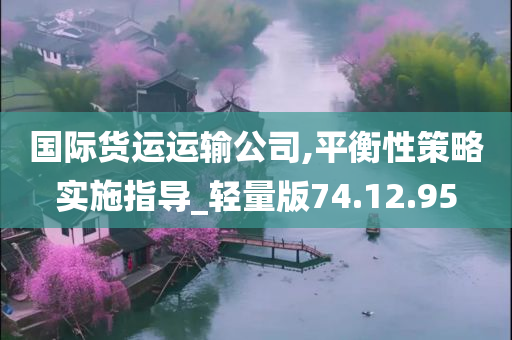 国际货运运输公司,平衡性策略实施指导_轻量版74.12.95