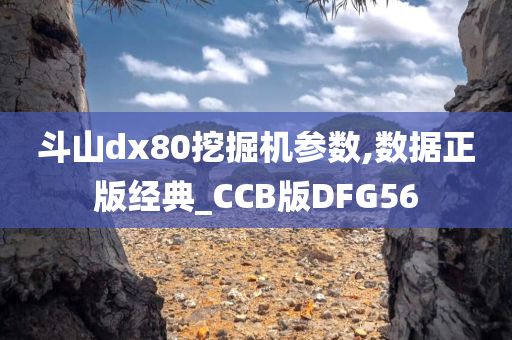 斗山dx80挖掘机参数,数据正版经典_CCB版DFG56