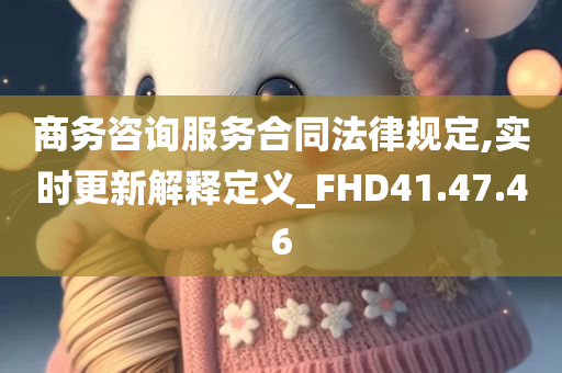 商务咨询服务合同法律规定,实时更新解释定义_FHD41.47.46