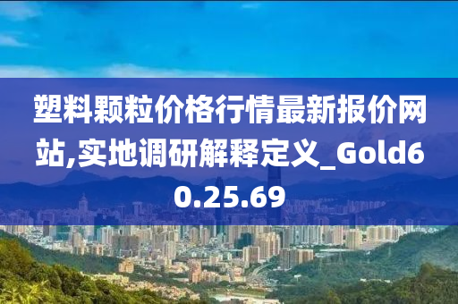 塑料颗粒价格行情最新报价网站,实地调研解释定义_Gold60.25.69