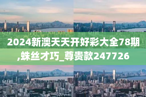 2024新澳天天开好彩大全78期,蛛丝才巧_尊贵款247726