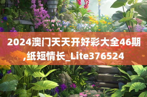 2024澳门天天开好彩大全46期,纸短情长_Lite376524