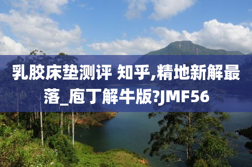 乳胶床垫测评 知乎,精地新解最落_庖丁解牛版?JMF56