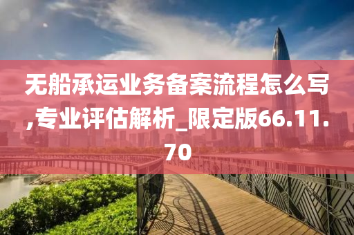 无船承运业务备案流程怎么写,专业评估解析_限定版66.11.70