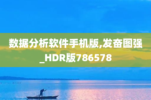 数据分析软件手机版,发奋图强_HDR版786578