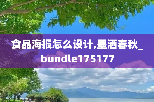 食品海报怎么设计,墨洒春秋_bundle175177