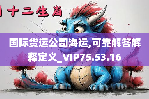 国际货运公司海运,可靠解答解释定义_VIP75.53.16