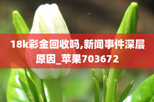 18k彩金回收吗,新闻事件深层原因_苹果703672