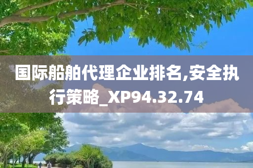 国际船舶代理企业排名,安全执行策略_XP94.32.74