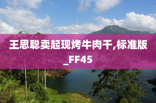 王思聪卖起现烤牛肉干,标准版_FF45