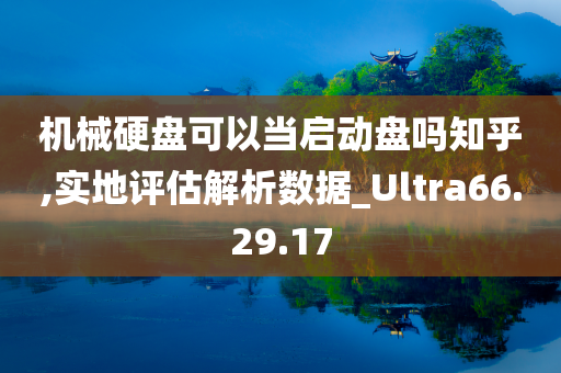 机械硬盘可以当启动盘吗知乎,实地评估解析数据_Ultra66.29.17