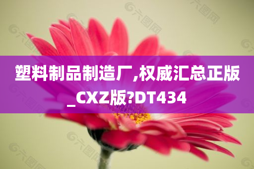 塑料制品制造厂,权威汇总正版_CXZ版?DT434