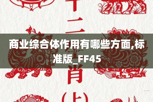 商业综合体作用有哪些方面,标准版_FF45