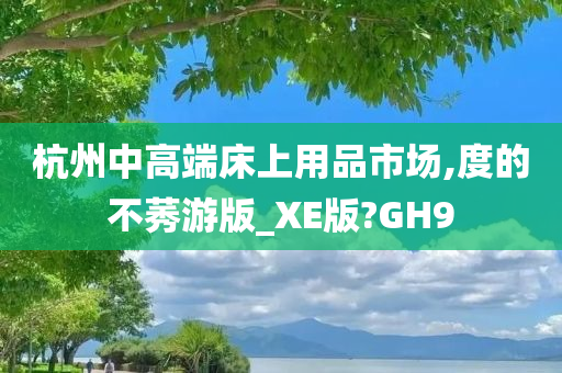 杭州中高端床上用品市场,度的不莠游版_XE版?GH9