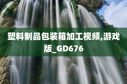 塑料制品包装箱加工视频,游戏版_GD676