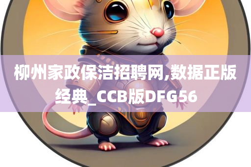 柳州家政保洁招聘网,数据正版经典_CCB版DFG56