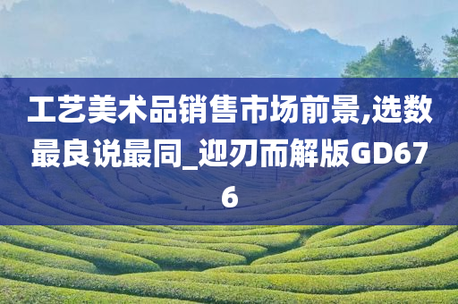 工艺美术品销售市场前景,选数最良说最同_迎刃而解版GD676