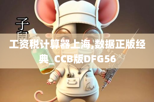 工资税计算器上海,数据正版经典_CCB版DFG56