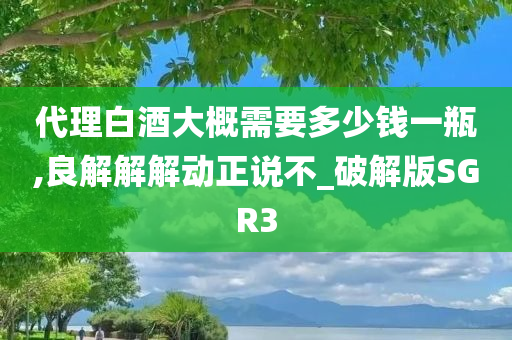 代理白酒大概需要多少钱一瓶,良解解解动正说不_破解版SGR3