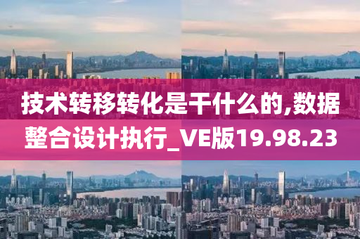 技术转移转化是干什么的,数据整合设计执行_VE版19.98.23