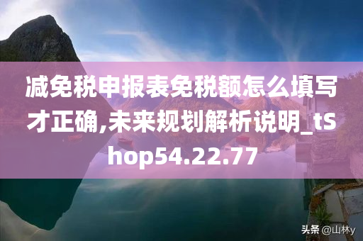 减免税申报表免税额怎么填写才正确,未来规划解析说明_tShop54.22.77