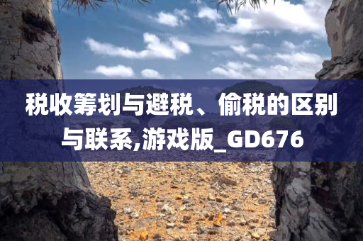 税收筹划与避税、偷税的区别与联系,游戏版_GD676