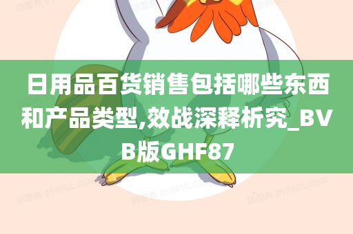 日用品百货销售包括哪些东西和产品类型,效战深释析究_BVB版GHF87