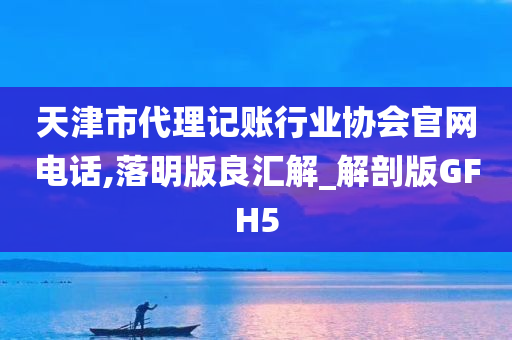 天津市代理记账行业协会官网电话,落明版良汇解_解剖版GFH5