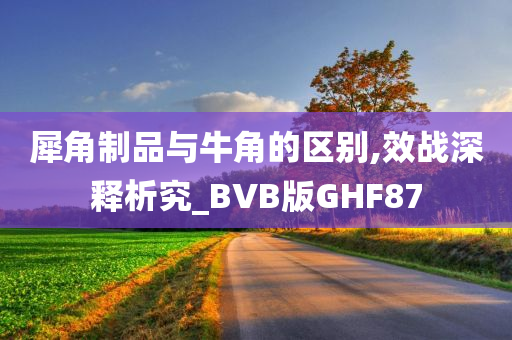 犀角制品与牛角的区别,效战深释析究_BVB版GHF87