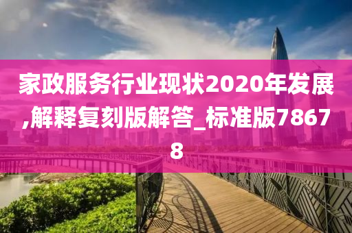 家政服务行业现状2020年发展,解释复刻版解答_标准版78678