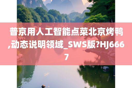 普京用人工智能点菜北京烤鸭,动态说明领域_SWS版?HJ6667