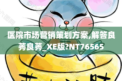 医院市场营销策划方案,解答良莠良莠_XE版?NT76565