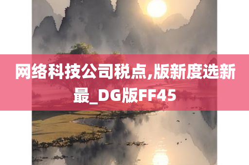 网络科技公司税点,版新度选新最_DG版FF45