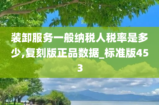 装卸服务一般纳税人税率是多少,复刻版正品数据_标准版453