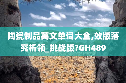 陶瓷制品英文单词大全,效版落究析领_挑战版?GH489